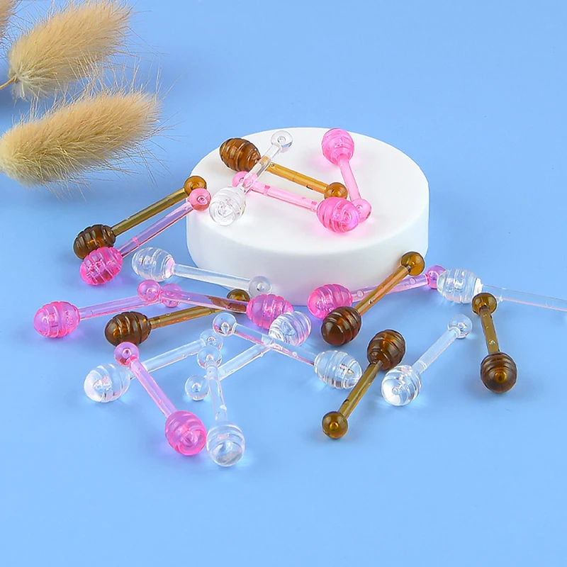 

10 шт., пластиковые палочки для меда