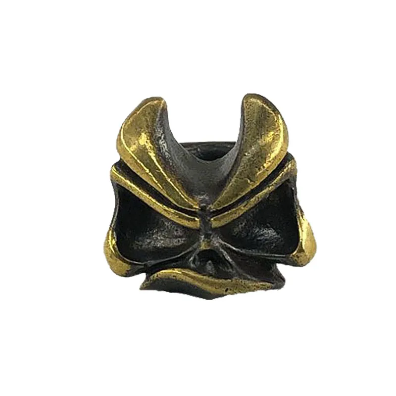 

Brass Demon Knife Beads Multi Tools Woven Paracord Pearl Umbrella Rope Outdoors DIY EDC Lanyard Pendants Key Ring Accessories