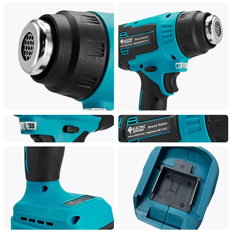 Беспроводная тепловая пушка EGOD 2000 Вт многофункциональный ручной нагревательный