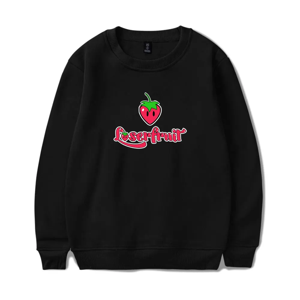 Loserfruit клубника логотип Crewneck Merch Новый свитшот для мужчин женщин пуловер с принтом