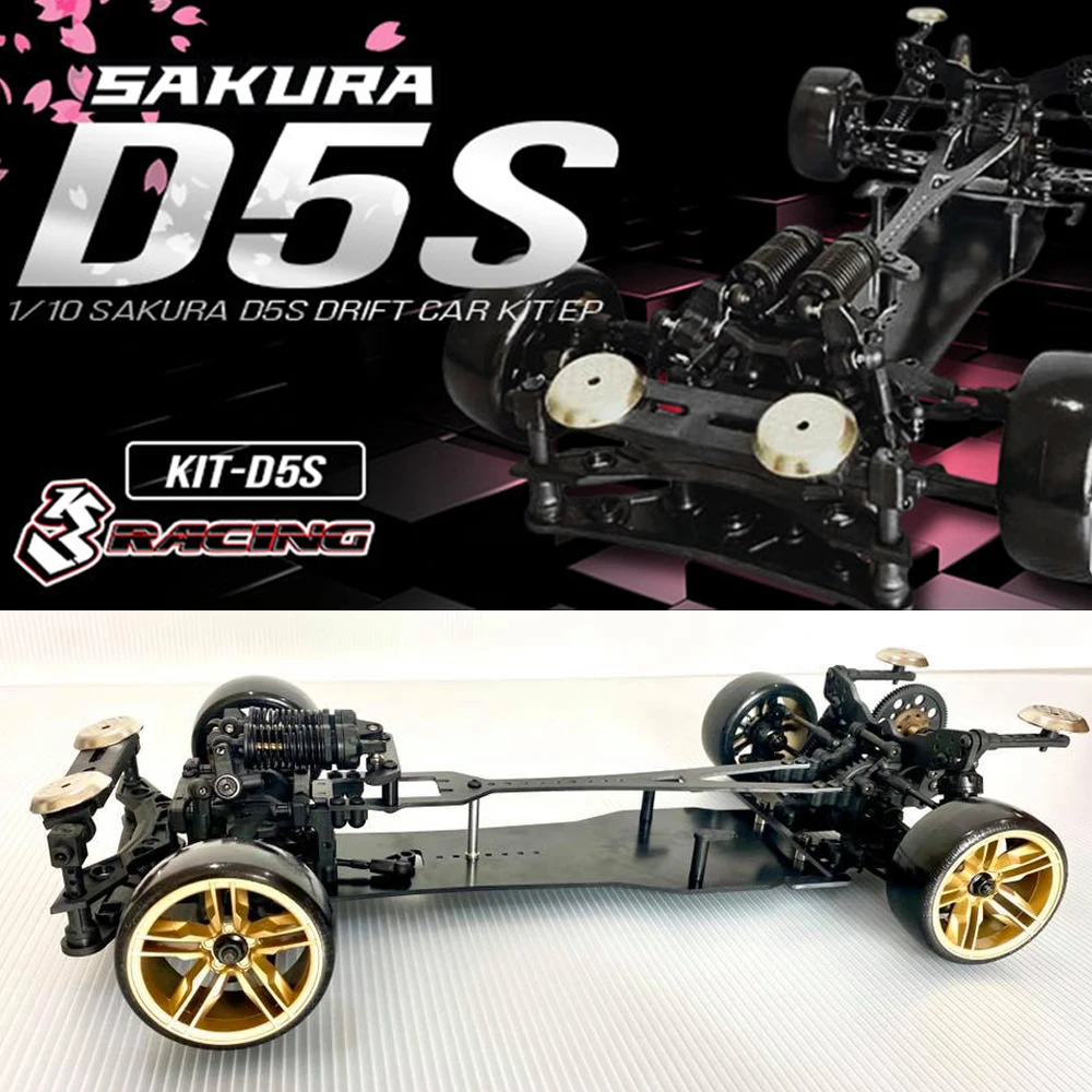 

3 гоночный набор Sakura D5 MR 1/10 с дистанционным управлением, супер задний привод, профессиональный гоночный автомобиль для дрифта, радиоуправля...