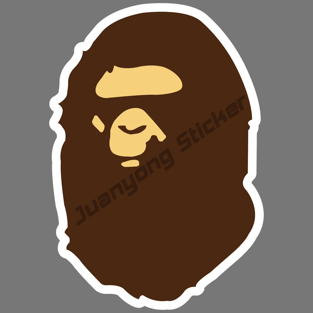 

Bape A Bathing Ape Vinyl Car Bumper Sticker Window Truck Laptop Decal Cover Scratches Decal Decoration Car Accessories Decor