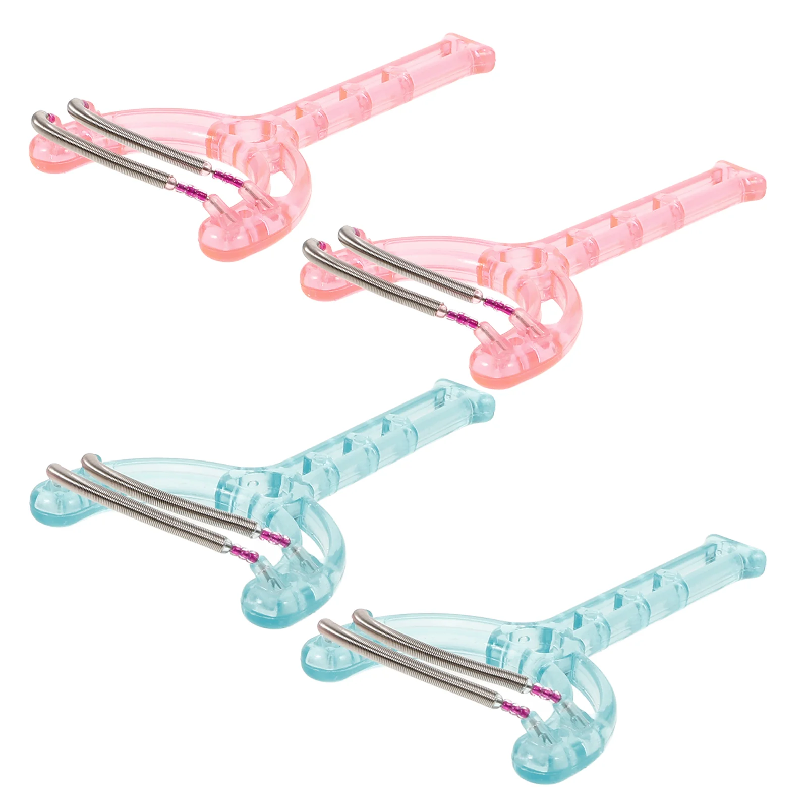 4шт Cera Depilatoria Para Mujer Ролик для удаления волос на лице Зеленый