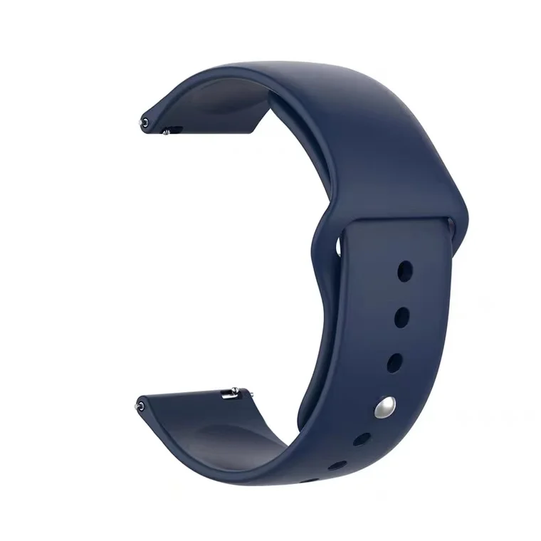 Фото Ремешок 20 мм 22 мм для Samsung Galaxy Watch 7/6/5/4/3, Huawei Watch GT5-4, Amazfit GTR4/GTS4, силиконовый браслет для Watch 4/6 Classic №5