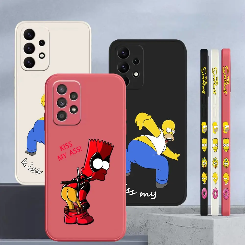 

Funny T-The S-Simpsons Cartoon Case For Samsung Galaxy A90 A80 A70 A60 A50 A50S A30S A30 A20 A20S A20E A10S A10 E Liquid Cover