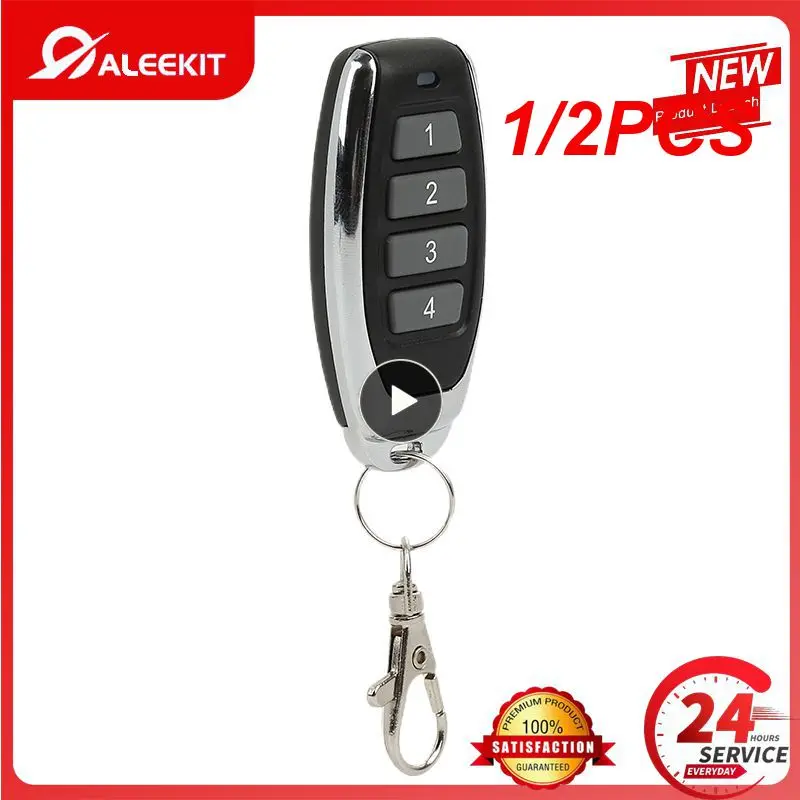 

1/2PCS Cloning Duplicator Key Fob A Distance Remote Control 433MHZ Clone Fixed Learning Code For Gate Garage Door 2022 New