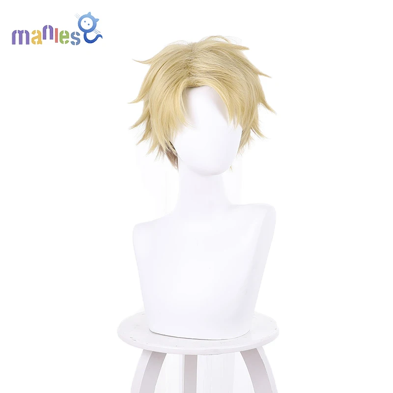 

Manles SPY×FAMILY Cosplay Loid Forger Wig High Blond Short Hair Twilight Anya Forger Father Accessory Halloween Party Prop