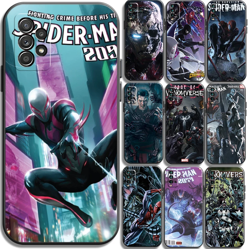 

Marvel Heroes Phone Cases For Xiaomi Redmi Note 9 Pro 10 10S 10 Pro POCO F3 GT X3 GT M3 Pro X3 NFC Carcasa Back Cover Soft TPU