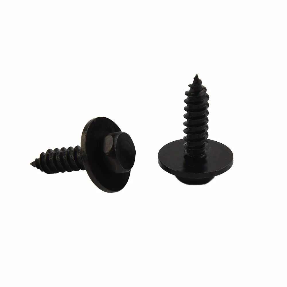 

40Pcs/20Set Screw Clips Black & Silver Engine For BMW 1/3/5/6/7/X/Z Series Guard Undertray Durable High Quality