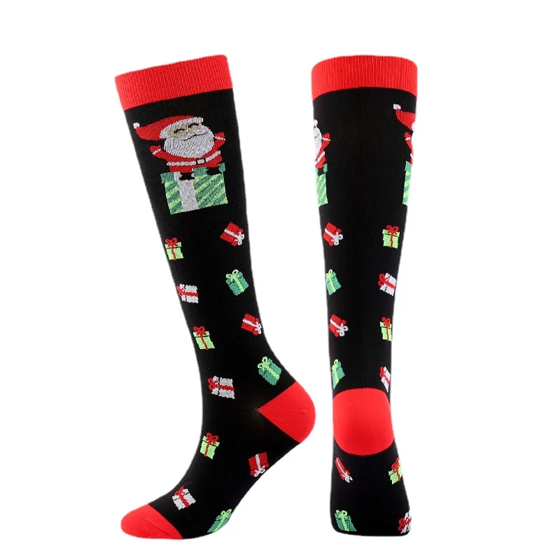 39 Pair/ Lot Woman Men New Year Christmas Socks Funny Xmas Santa Claus Tree Snowflake Elk Snow Cotton Tube Crew Happy Sock