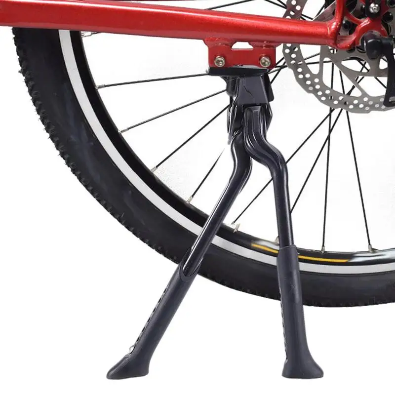 

Double Leg Kickstand For Bike Center Mount Bicycle Stand Foldable Heavy Duty Adjustable Bike Kickstand With Dual Leg