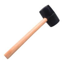 iamok bike wooden handle rubber hammer no harm to bicycle installation tool