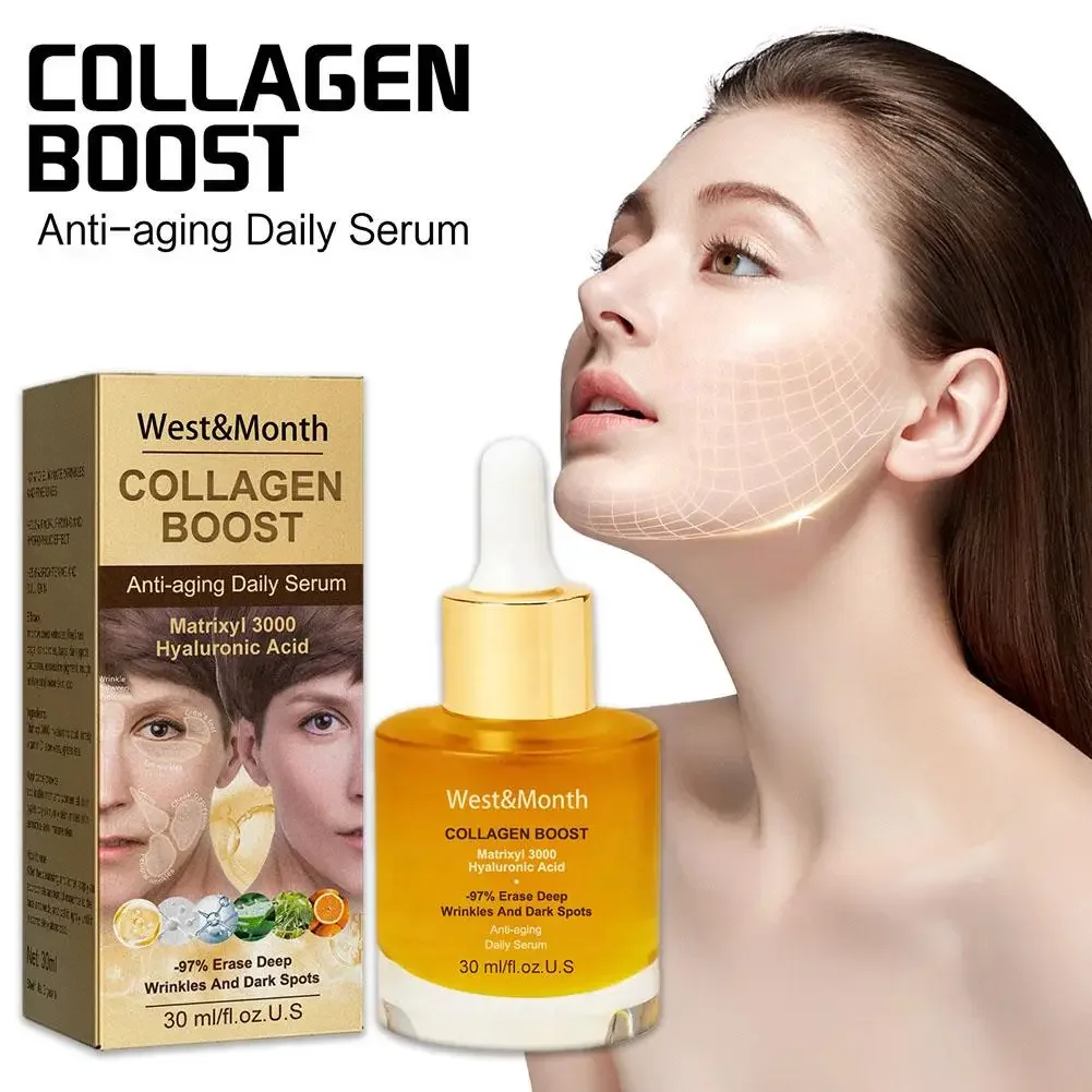 3 шт. антивозрастная сыворотка для лица West & Month Advanced Collagen Boost невозрастная