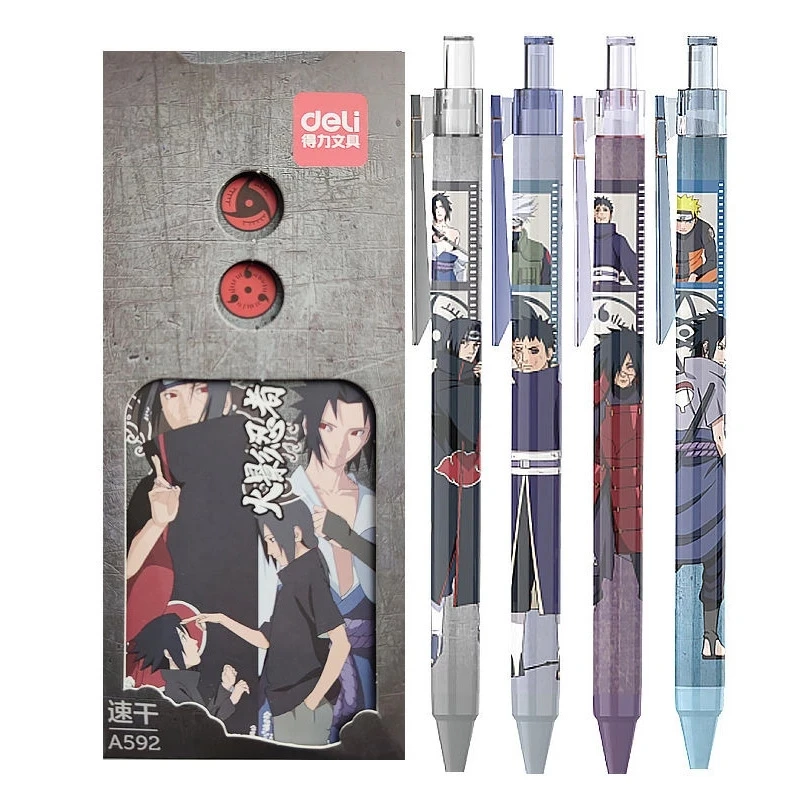 Чехол для карандашей из аниме Наруто школьный чехол учеников и канцелярских