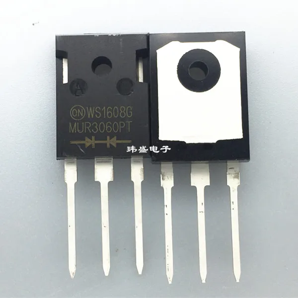 

10PCS/LOT MUR3060PT MUR3060 TO-247 30A 600V