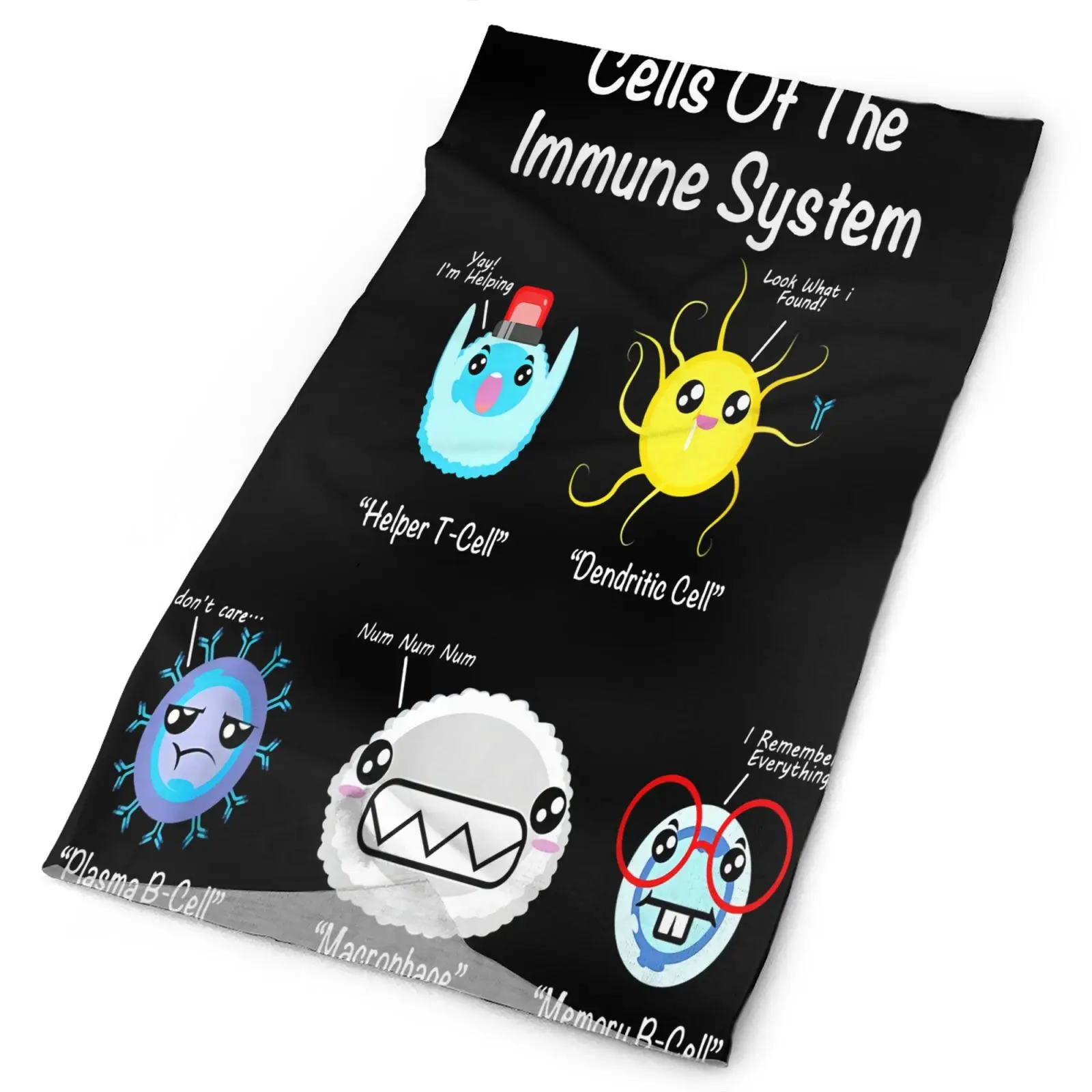 

Мужская бандана для биологических клеток иммунной системы, тактическая мужская маска на шею, аксессуары для бега, маска для лыж для мужчин