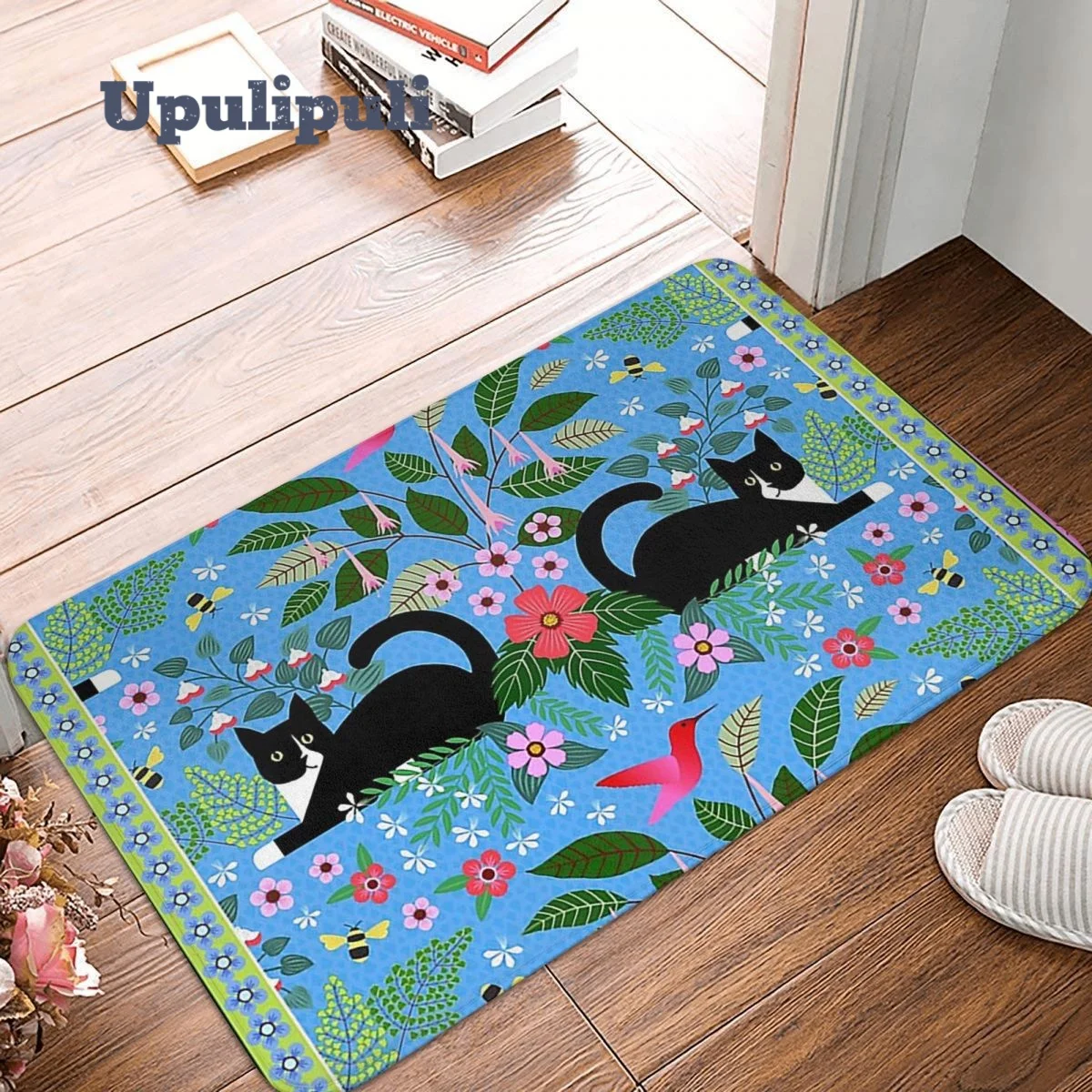 

Впитывающий Коврик для дома и улицы, с кошкой и кошкой
