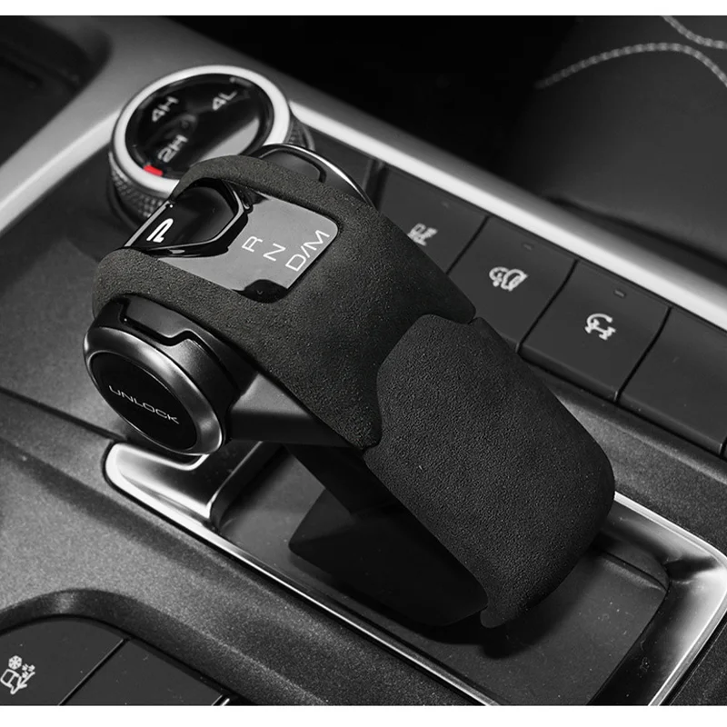 

Для Tank300 Great Wall TANK 300 2021 2022 2023 2024, замшевая алькантара, автомобильная ручка переключения передач, накладка на рычаг переключения передач, аксессуары