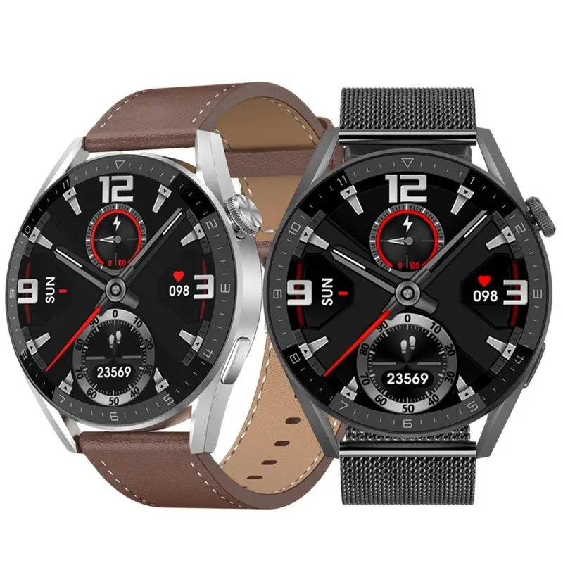 

NFC Smart Watch 2022 New Men Business Smartwatch GPS Moverment Track Bluetooth Call Wireless Charging Fitness Bracelet