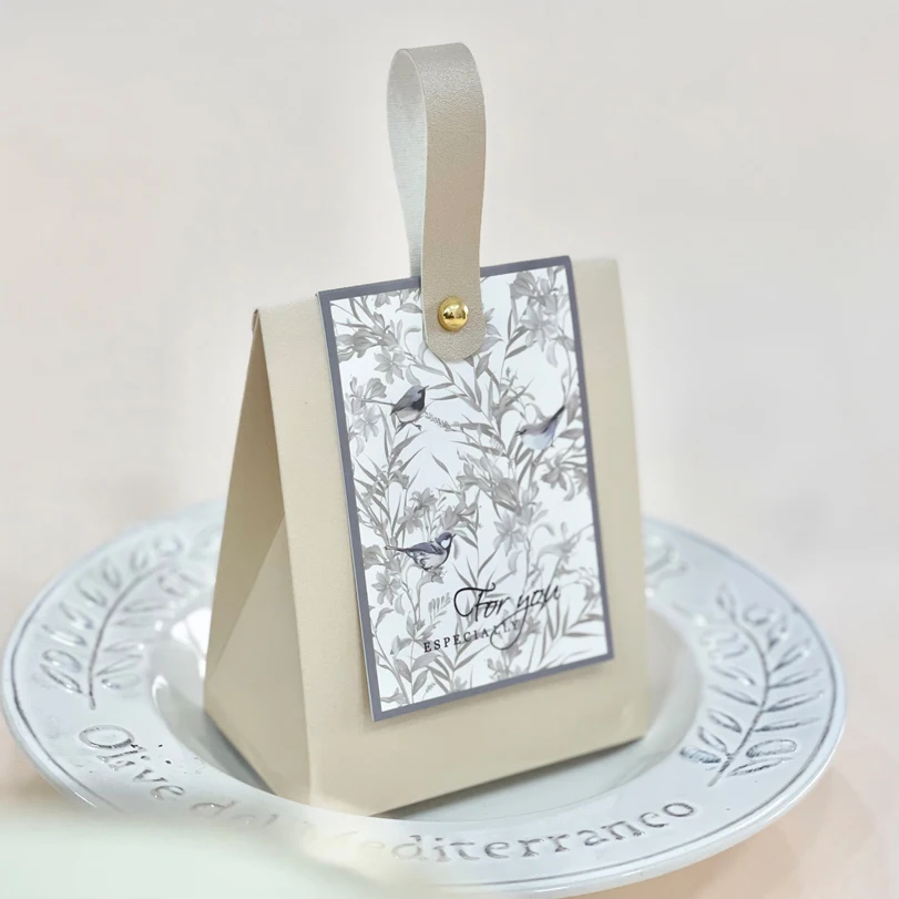 Картонные подарочные коробки RMTPT зеленые 10 штук