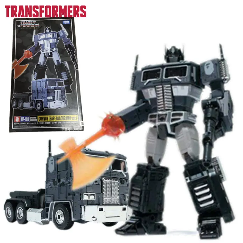 

Экшн-модель TAKARA TOMY Transformer MP Series BAPE Grey MP10K MP-10K Optimus Prime Convoy Аниме Фигурка премиум-класса подарок