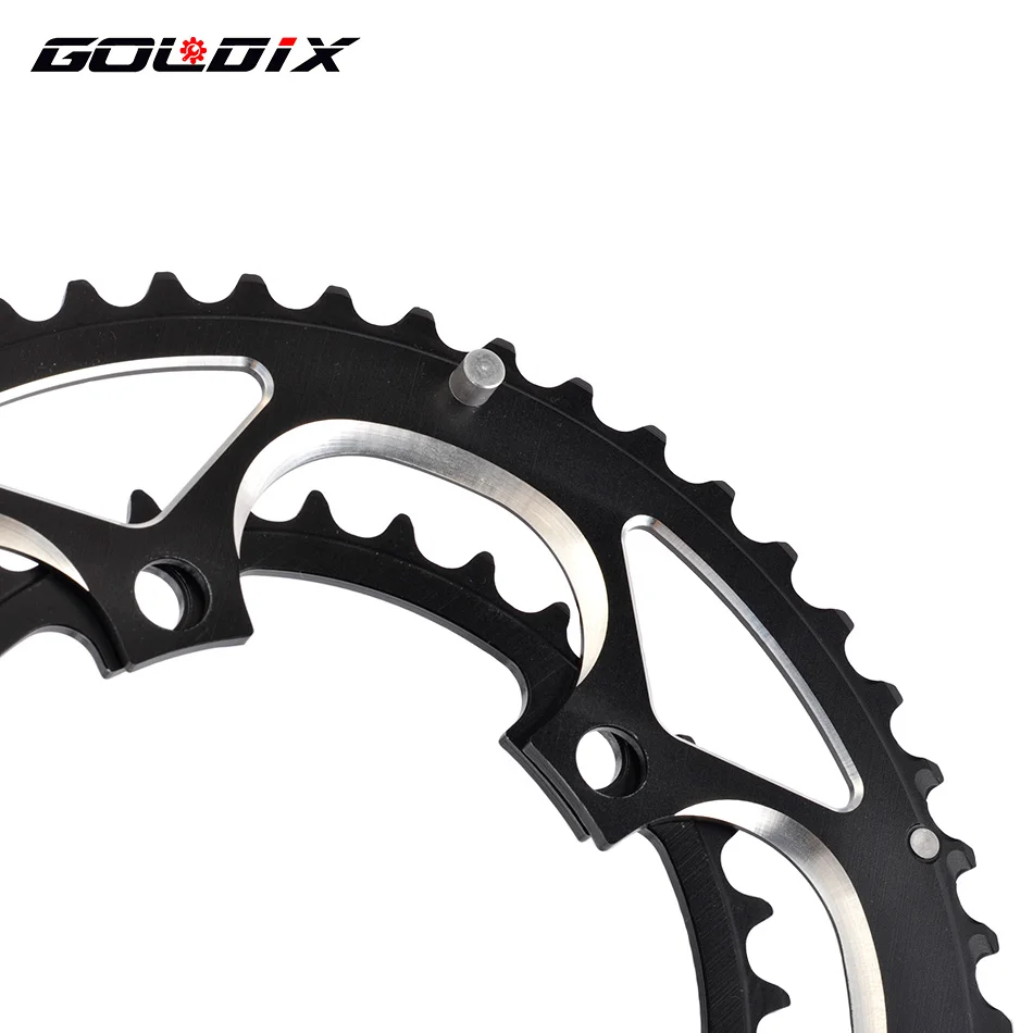 GOLDIX 50T/34T 110BCD передняя звезда дорожного велосипеда двойная круглая 9/10/11S