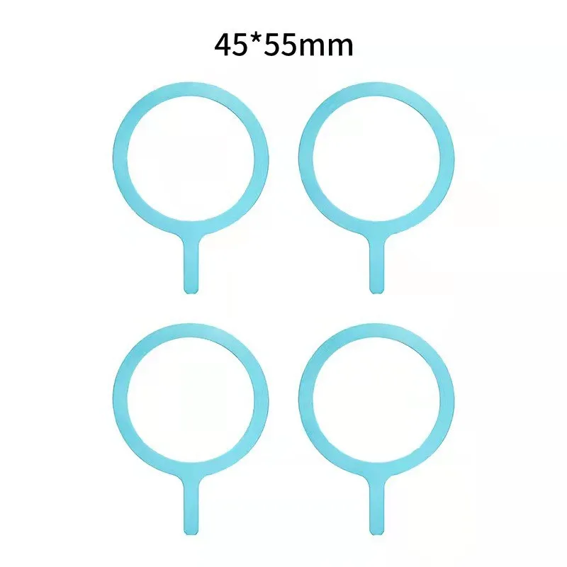 

4pcs Magnetic Wireless Car Charger Metal Rings Sticker Compatible with Magsafe Wireless Charger Metal Plate Ring for iphone 1213