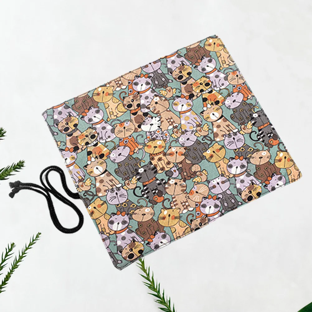 

Brush Case Roll Holder Up Pen Pouch Canvas Artist Storage Colored Drawing Brushes Watercolor Oil Makeup Organizer Travel Wrap