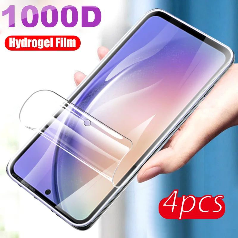 

4Pcs Hydrogel Film For Samsung S23 S22 S21 Ultra S20 FE S10 Plus A52S 5G A53 A13 A33 A12 A31 A22 A23 A32 A34 A51 A54 5G