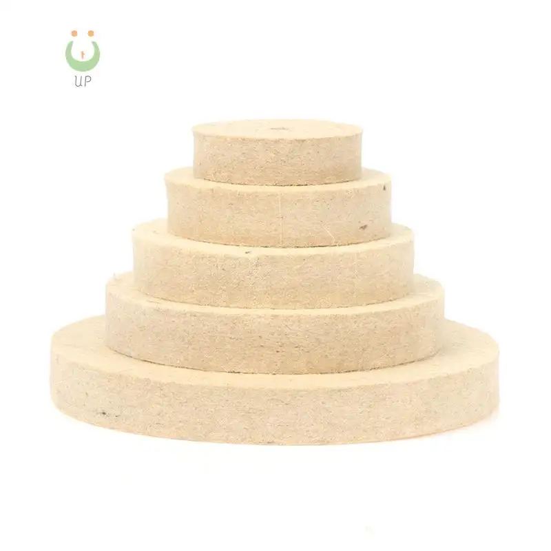 

75-200mm Wool Polishing Wheel Buffing Pads Angle Grinder Wheel Felt Polishing Disc For Metal Marble Glass Ceramics