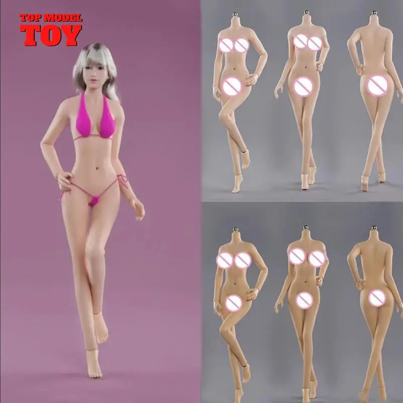 

JIAOU DOLL JO-Q05B 1/6 Scale Super Flexible Female Seamless Body Suntan/Pale/Tan Skin Small Bust 12" Action Figure