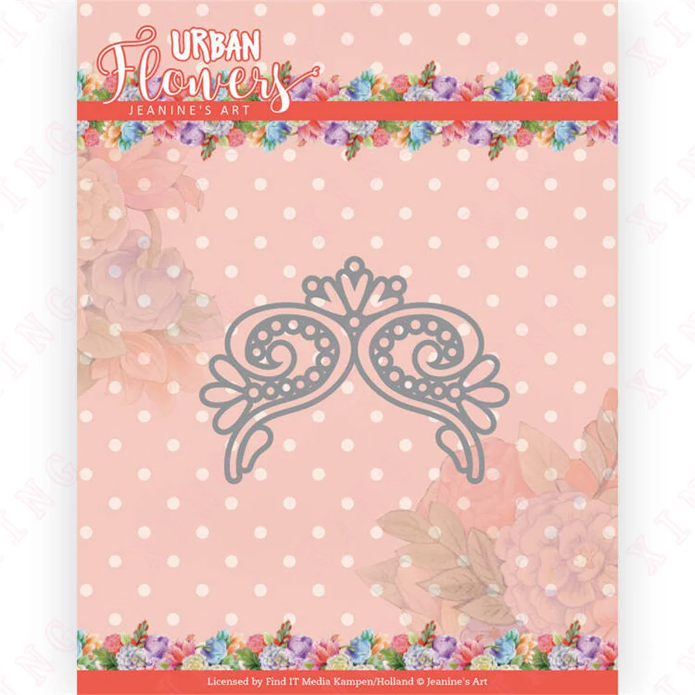 

New Urban Flowers Metal Cutting Dies Scrapbook Urban Flowers Decoration Embossing Template Diy Greeting Card Handmade Craft Mold