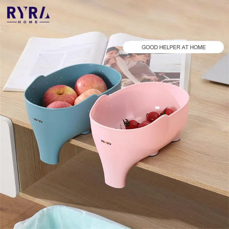 

Creative Elephant Leftover Drain Basket Soup Garbage Filter Hanging Drainer Rack Fruit Vegetable Drainer Kitchen Sink Strainer