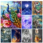 Алмазная живопись сделай сам, дельфин, волк, собака, тигр, Сова, лошадь, алмазная вышивка, мозаика, кошка, вышивка крестиком, домашний декор
