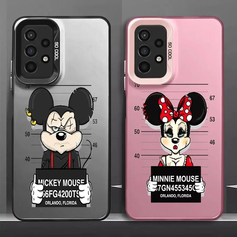Чехол для телефона Disney Carton Michimini Samsung Galaxy A35 A34 A33 A32 A24 A23 A22 A14 A13 A12 Mobile Soft Shell
