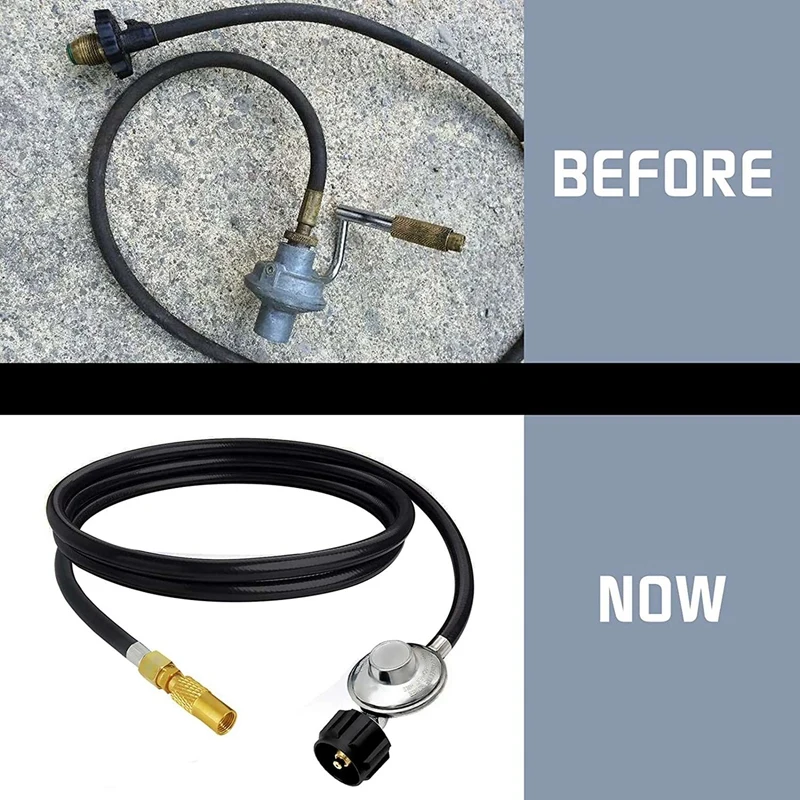 5-футовый адаптер для пропана шланг и комплект замены регулятора грилей Coleman Roadtrip