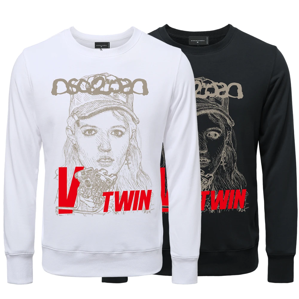 

Men's Autumn/Winter Printed Sweatshirt DSQ2 Casual Loose Cotton Pullover For Men And Women Street Dance Sports Jogging Hoodie