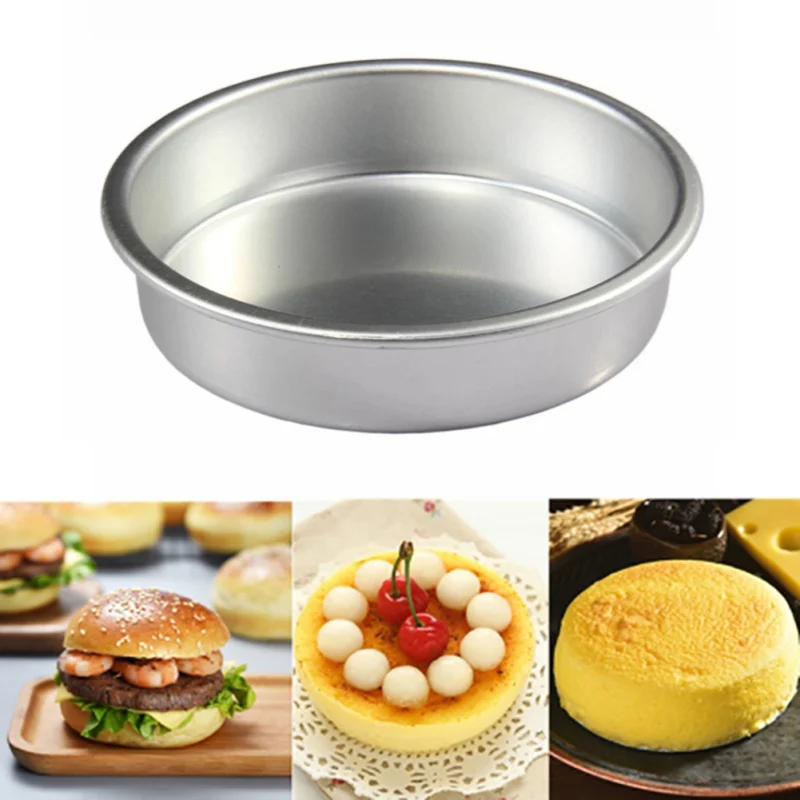 

Burger Cake Pudding Mold Baking Tools Bread Round Mold Non-Stick Pan Dessert Pastry Making Mold Diy Baking Accessories