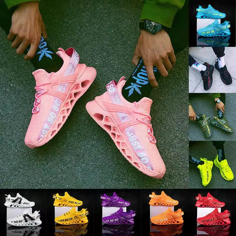 SENAGE High Quality Sport Running Shoes Men Mesh Sneakers Lace-Up  Breathable Shock Absorption Women Outdoor Gym Sport Shoes