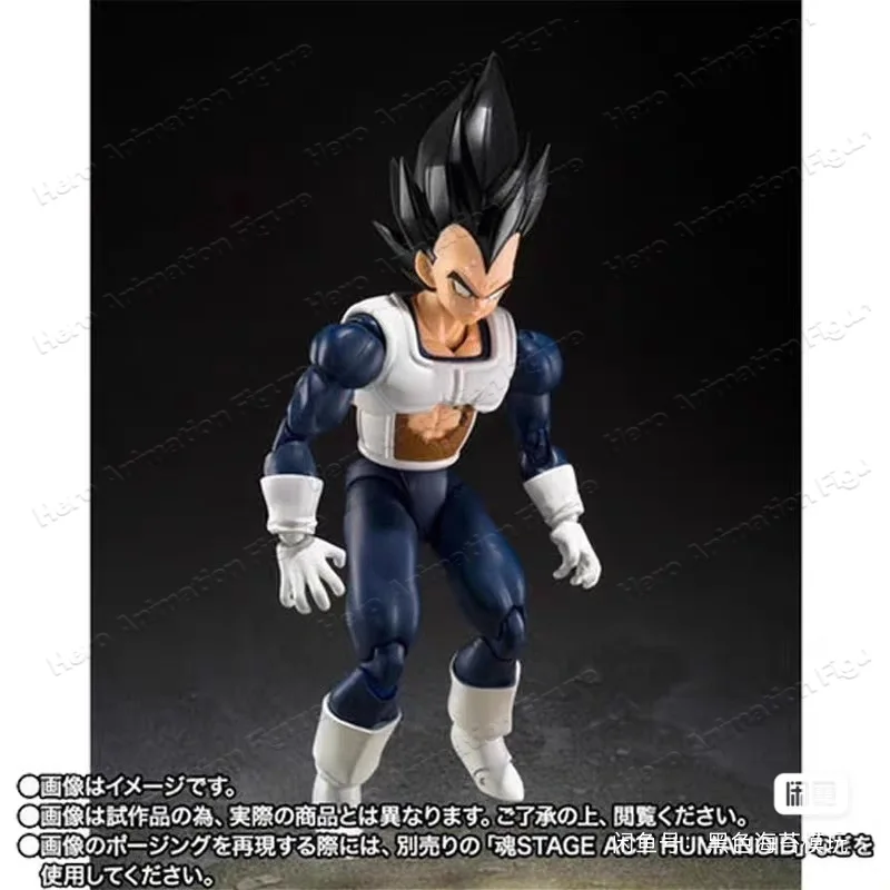 Фото В наличии 100% оригинальная коллекционная фигурка Bandai S.H.Figuarts SHF VEGETA в старом боевом костюме из аниме Dragon Ball Z. №5