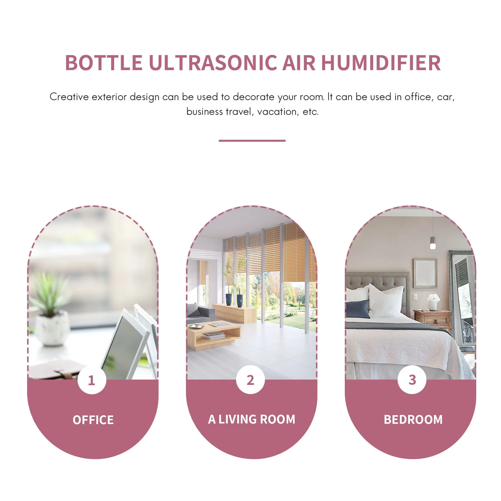 Милый прохладный увлажнитель тумана очиститель воздуха для офиса спальни