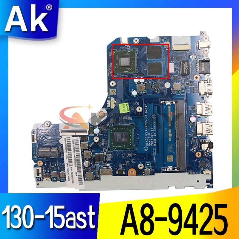 

5b20t25508 for lenovo ideapad 130-15ast V145-15AST laptop motherboard with amd LA-G241P A8-9425 216-0889018 100% test mainboard