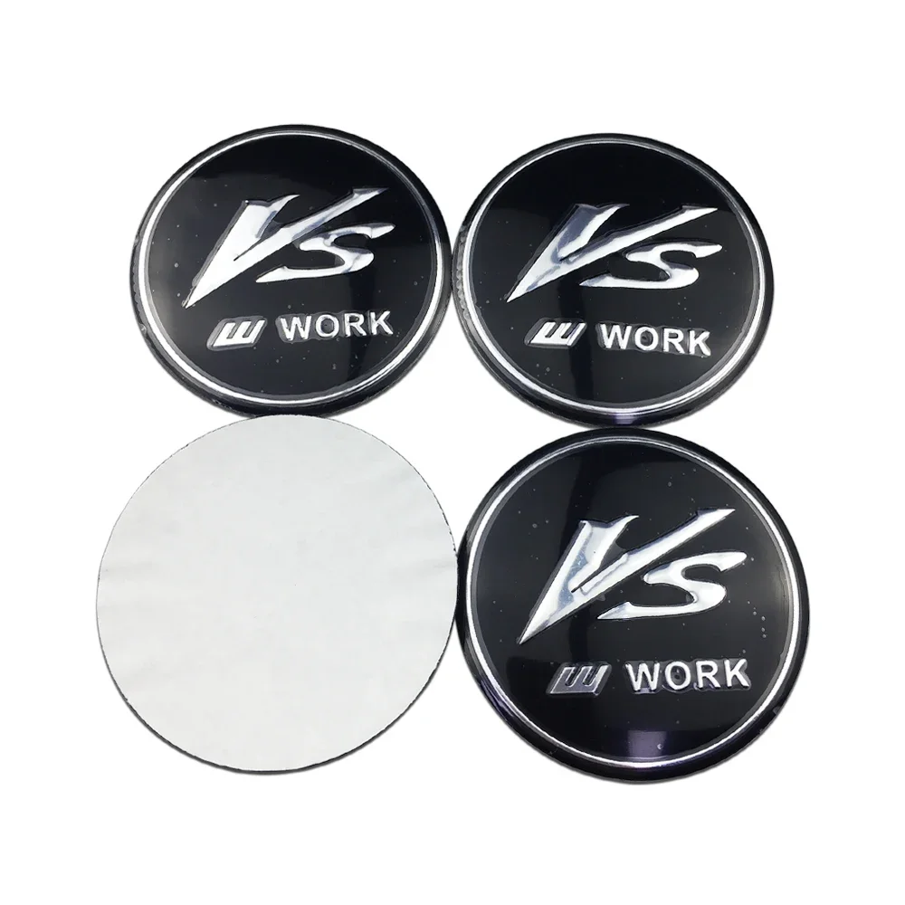 56 мм VS рабочая эмблема центра колеса автомобиля наклейка на ступицу шин значок