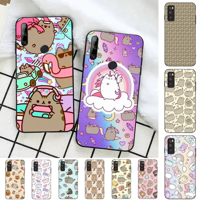 

Cute Cartoon Cat Phone Case for Huawei Honor 10 i 8X C 5A 20 9 10 30 lite pro Voew 10 20 V30