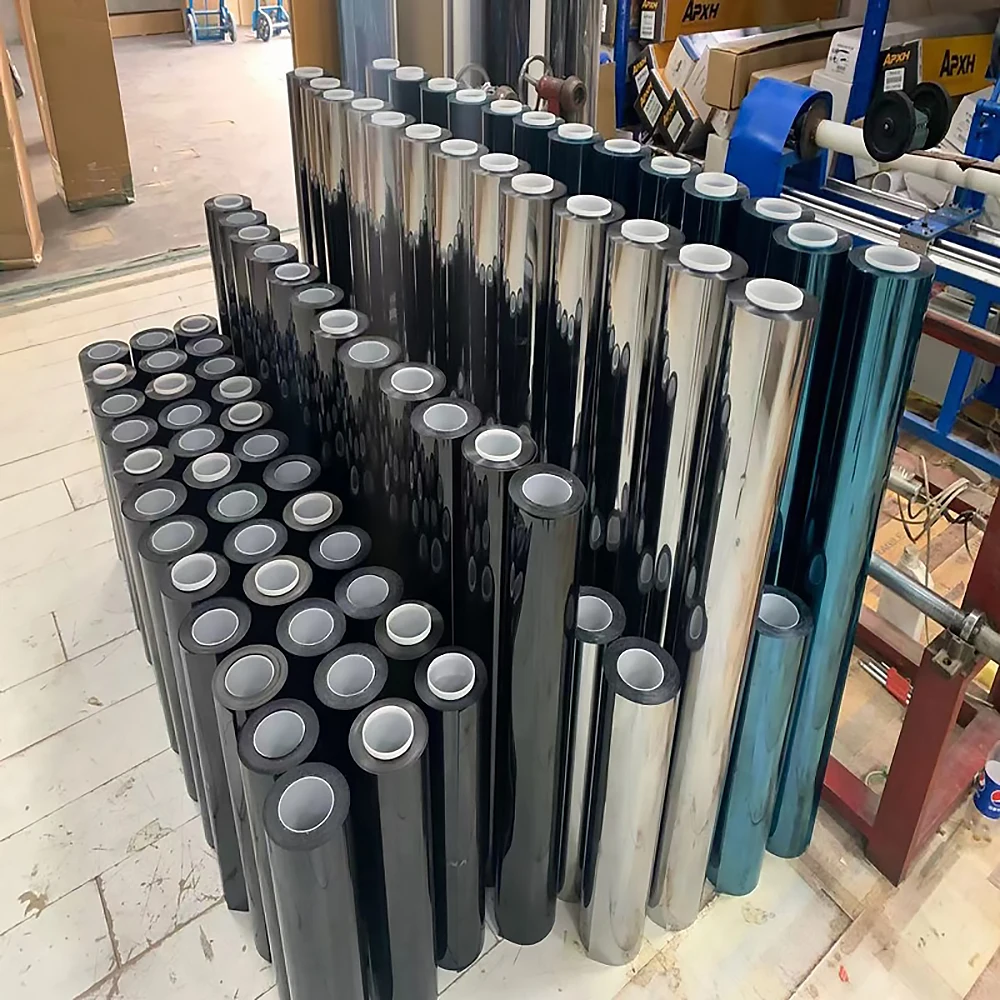 

Multi-styles Mirror Window Film Privacy Reflective Vinyl for Glass Heat Control Window Tint Stained Self-adhesive Glass Film