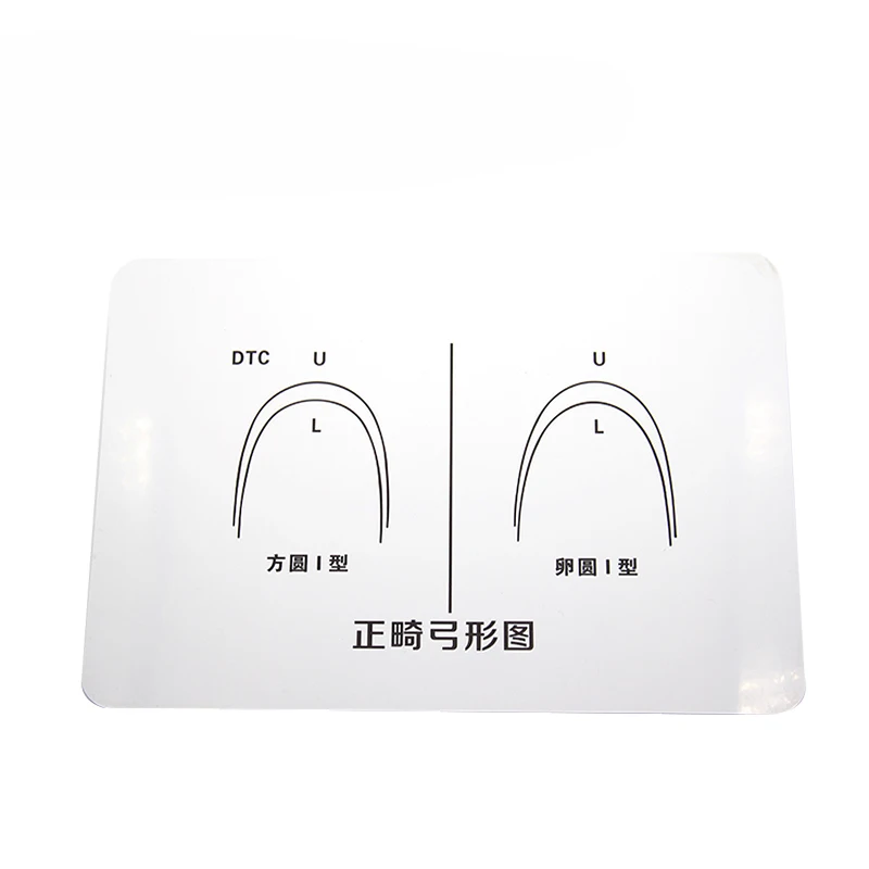 

Dental Standard Orthodontic Arch Diagram Maxillary Standard Arch Diagram Orthodontic Arch Wire Diagram Acrylic Material