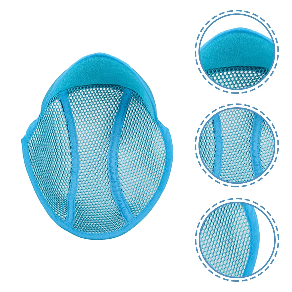 

2 Pcs Blue Lining Hard Hat Insert Pad Mesh Pads Sweatband Liner Polyester