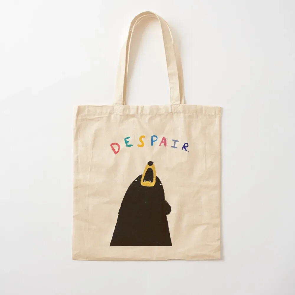Большая сумка Despair/dis bear xox для покупок настраиваемая сумка-тоут парусиновая