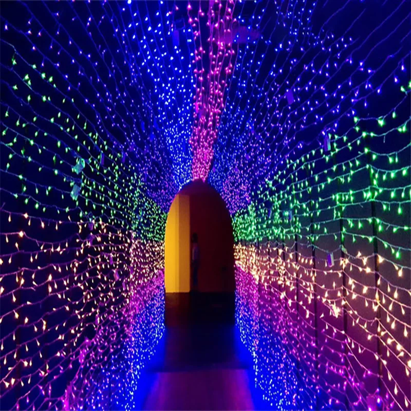 

Christmas Tree LED String Lights Fairy Holiday Lighting Decorations for Home Garden Garlands Outdoor Indoor Decor Wedding Party