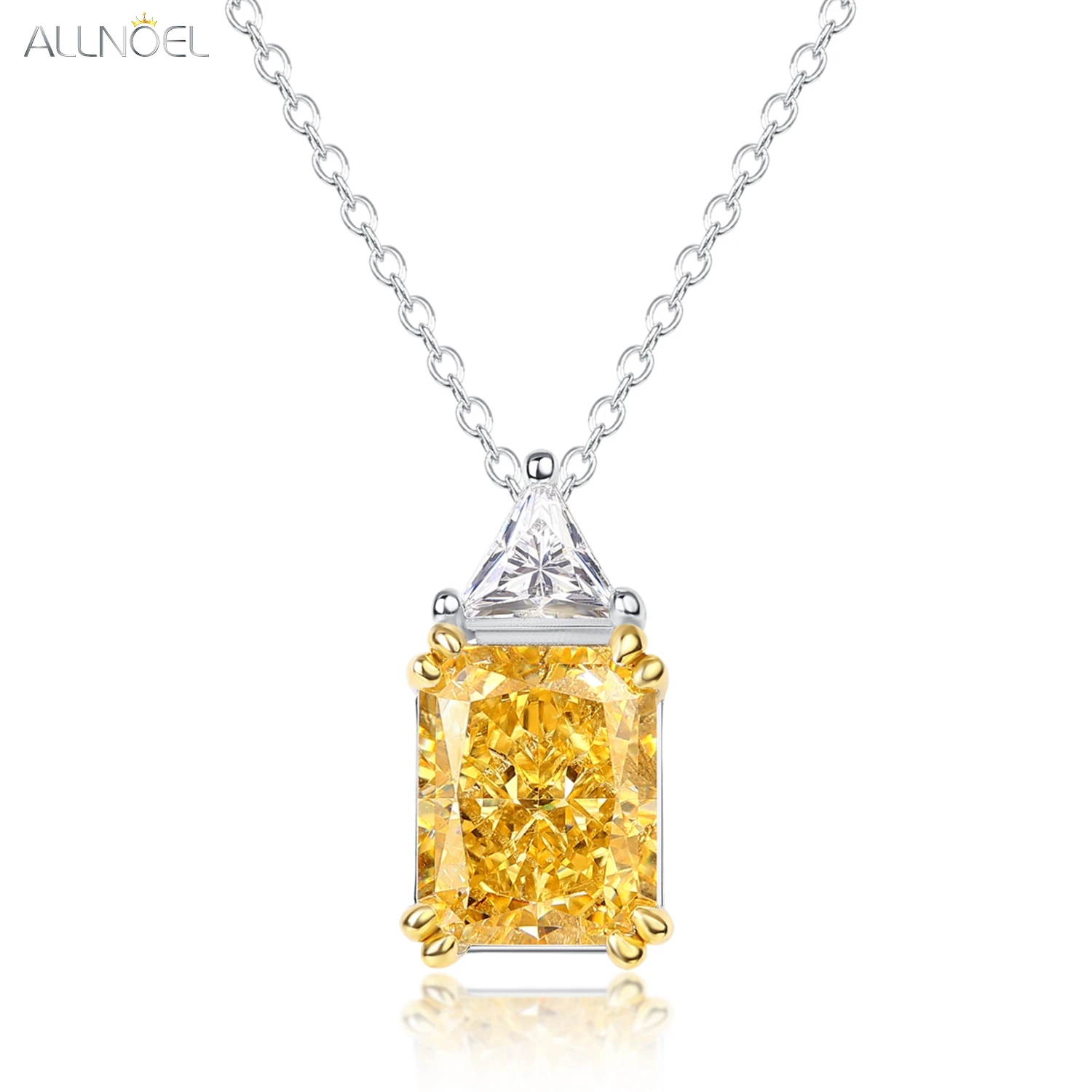 

ALLNOEL, ожерелье из стерлингового серебра 925 пробы для женщин, 10*8 мм, ювелирное изделие, подарок